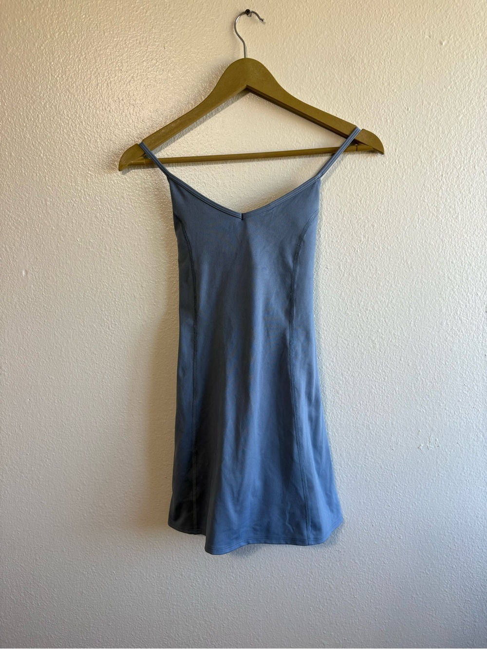 Gilly Hicks Size Small Light Blue‎ Lace Up Back Active Mini Dress Travel Hiking